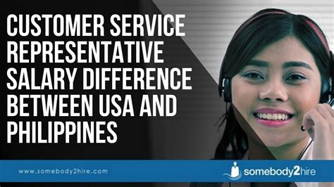 Customer Service Representative Salaries in the Philippines.